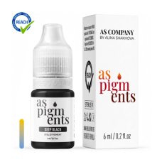 AS Company AS Pigments Deep Black eyelids, 6ml